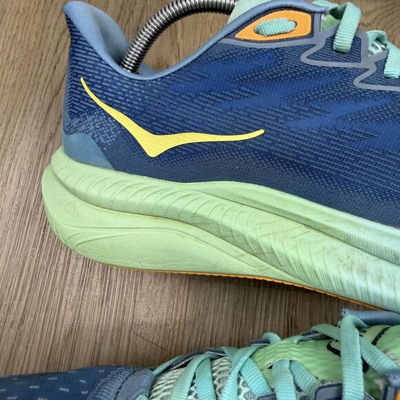 Hoka One One Mach 6 Shoes Mens Size 10 Blue Mesh Running Sneakers 1147790 DDW main image 8
